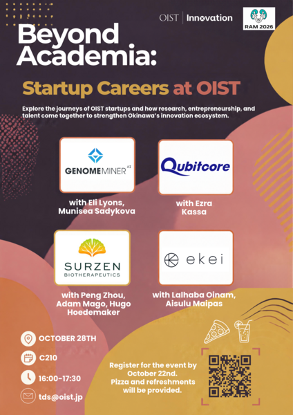 Beyond Academia: Startup Careers at OIST